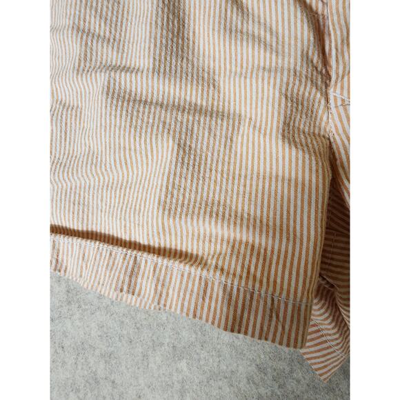 VOLCOM Women's Orange Pin Stripe Short Shorts SZ 5 - Picture 4 of 6